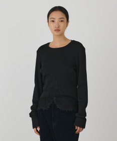 GRACE CONTINENTAL レースヘムカットトップ