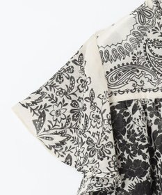 GRACE CONTINENTAL バンダナフレアスリーブブラウス