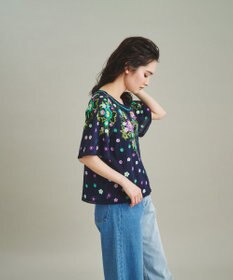 マルチフラワー刺繍トップ / GRACE CONTINENTAL | GRACE