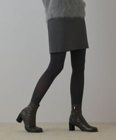 GRACE CONTINENTAL ウールギャバミニスカート