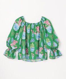 GRACE CONTINENTAL フラワーベースプリントトップ