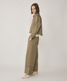 GRACE CONTINENTAL ロールアップワイドパンツ