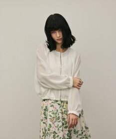 GRACE CONTINENTAL ノーカラーカラミブルゾン