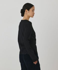 GRACE CONTINENTAL レースヘムカットトップ