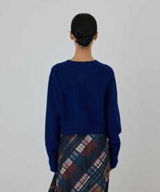 GRACE CONTINENTAL ラメショートニットカーディガン