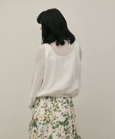 GRACE CONTINENTAL ノーカラーカラミブルゾン