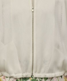 GRACE CONTINENTAL ノーカラーカラミブルゾン