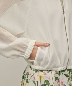 GRACE CONTINENTAL ノーカラーカラミブルゾン