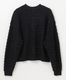 GRACE CONTINENTAL ラメツイードニットカーディガン