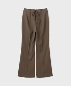 GRACE CONTINENTAL リネンサテンフレアパンツ