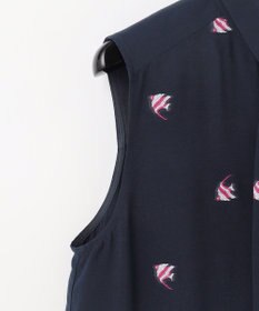 GRACE CONTINENTAL エンゼルフィッシュジャガードワンピース