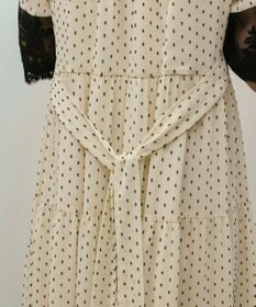 GRACE CONTINENTAL カフタンシフォンワンピース