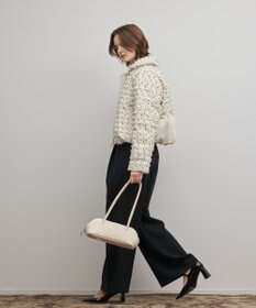 GRACE CONTINENTAL ツイードダウンジャケット