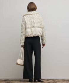 GRACE CONTINENTAL ツイードダウンジャケット