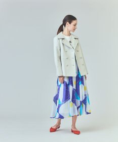 GRACE CONTINENTAL ラムレザーPコート