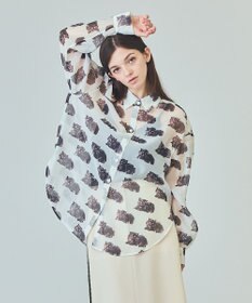 GRACE CONTINENTAL シアーCatブラウス