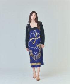 GRACE CONTINENTAL ジュエリーモチーフドレス