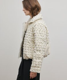 GRACE CONTINENTAL ツイードダウンジャケット