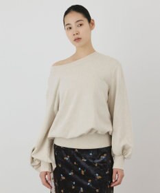 GRACE CONTINENTAL ウォッシュド裏毛トップ