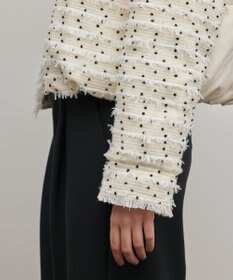 GRACE CONTINENTAL ツイードダウンジャケット