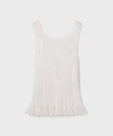 GRACE CONTINENTAL シアーフリルニットトップ