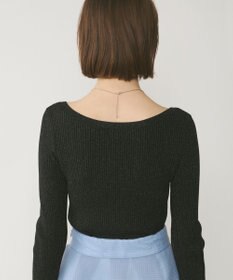 GRACE CONTINENTAL ハイゲージラメニットトップ