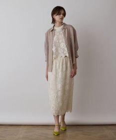 GRACE CONTINENTAL シアー2wayウエスタンシャツ