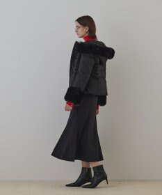 GRACE CONTINENTAL エコファーショートダウンジャケット