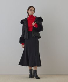 GRACE CONTINENTAL エコファーショートダウンジャケット