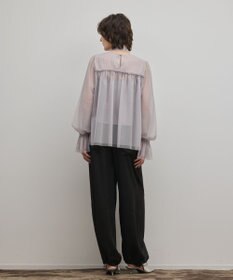 GRACE CONTINENTAL チュールタイブラウス