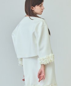 GRACE CONTINENTAL フラワーチュール切替ジャケット