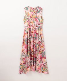 GRACE CONTINENTAL リーフプリントワンピース