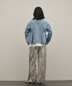 GRACE CONTINENTAL ペプラムデニムジャケット