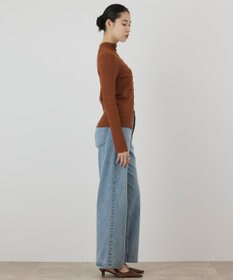 GRACE CONTINENTAL ボタンリブニットカーディガン