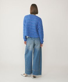 GRACE CONTINENTAL ライン切替デニムパンツ