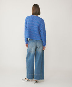 GRACE CONTINENTAL ライン切替デニムパンツ