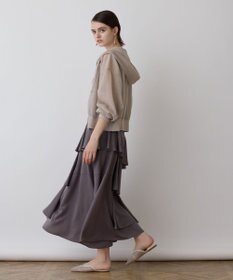 GRACE CONTINENTAL イレヘムサテンスカート