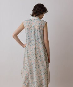 GRACE CONTINENTAL フラワーロングシャツ