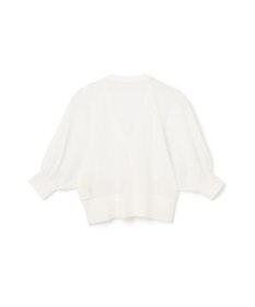【美品】ダイアグラム 24SS ラメシアードルマンニットカーディガン パール 白 美品】ダイアグラム 24SS ラメシアードルマンニットカーディガン