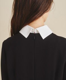 GRACE CONTINENTAL ダブルクロスドレス