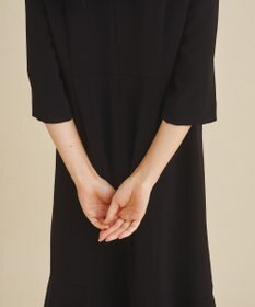 GRACE CONTINENTAL ダブルクロスドレス