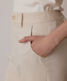 GRACE CONTINENTAL リネンサテンフレアパンツ