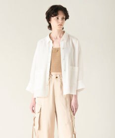 GRACE CONTINENTAL コクーンシルエットシャツ ホワイト