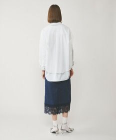 GRACE CONTINENTAL チュールレイヤードシャツ