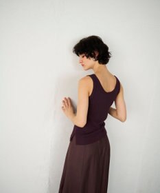 GRACE CONTINENTAL テレコノースリーブ