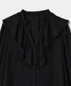 GRACE CONTINENTAL スキッパーラッフルブラウス