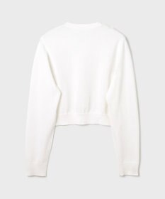 GRACE CONTINENTAL ローズ刺繍ニットカーディガン