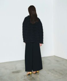 GRACE CONTINENTAL フェザーツイードニットカーディガン