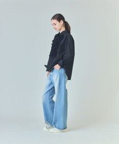 GRACE CONTINENTAL コサージュドレスシャツ