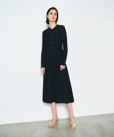 GRACE CONTINENTAL ウェーブニットワンピース